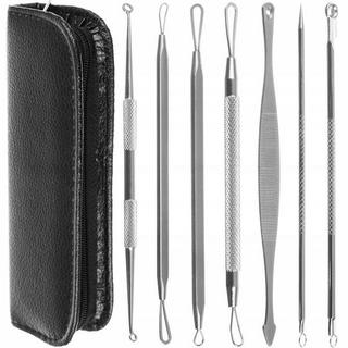 B2X  Mitesser-Extraktoren - Set mit 7 doppelseitigen Werkzeugen 