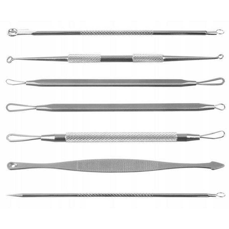 B2X  Estrattori di punti neri - Set di 7 strumenti a doppia faccia 