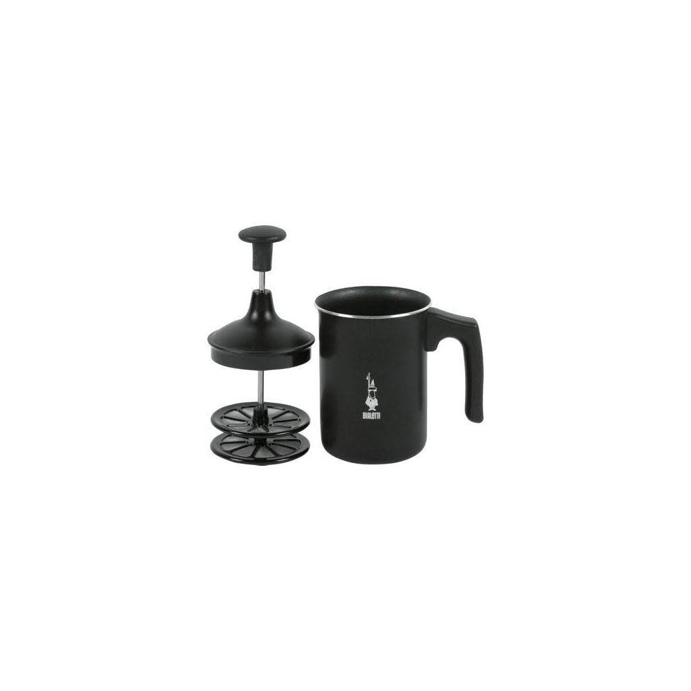 BIALETTI Milchschäumer Tuttocrema 3 Tassen, Schwarz  