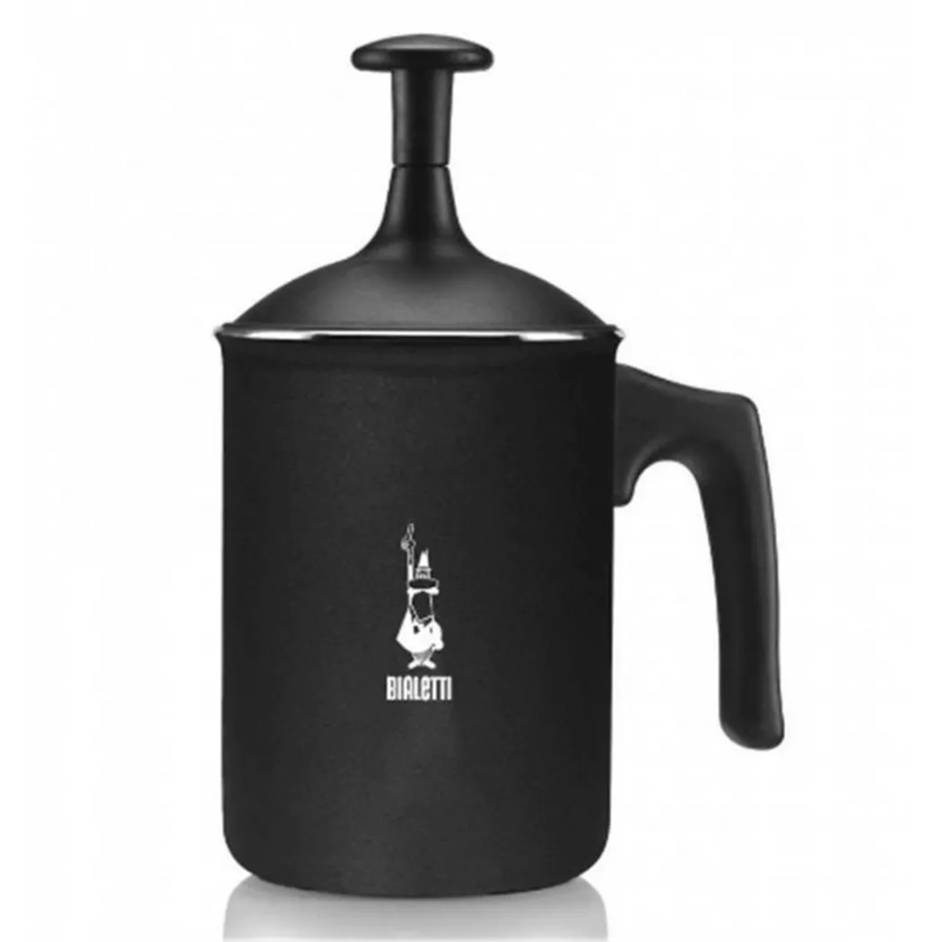 Bialetti – Milchschäumer Tuttocrema 3 Tassen, Schwarz, One Size
