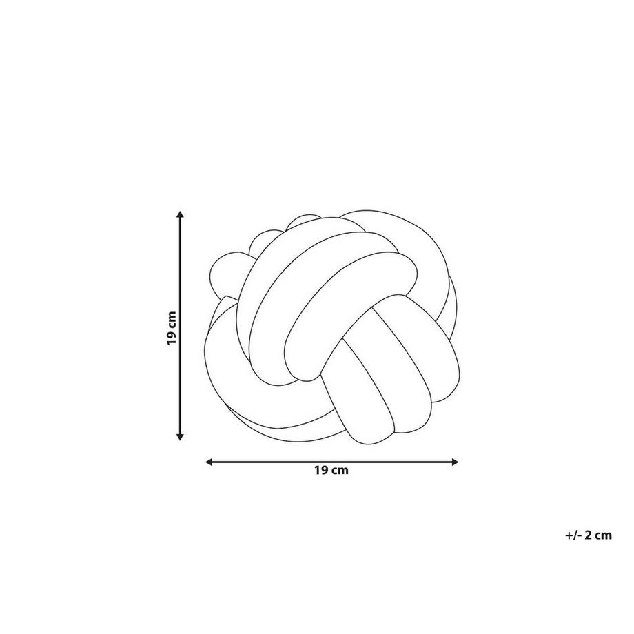 Beliani Coussin en Bouclé  MALNI  