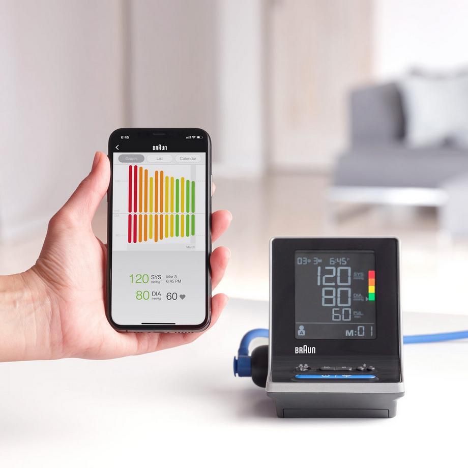 BRAUN  Blutdruckmessgerät Exact Fit 5 Connect BUA6350 