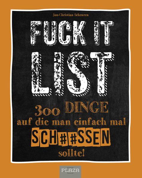 Die Fuck It List Scheuren Libro a schede 