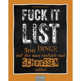 Die Fuck It List Scheuren Pappbuch 