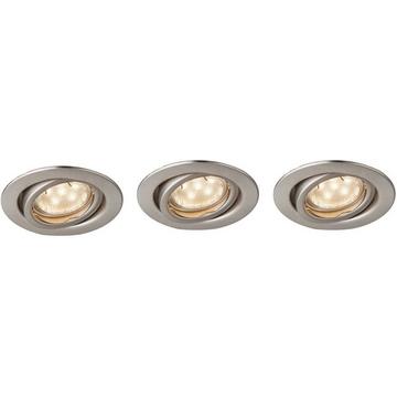 Downlight da incasso nichel opaco