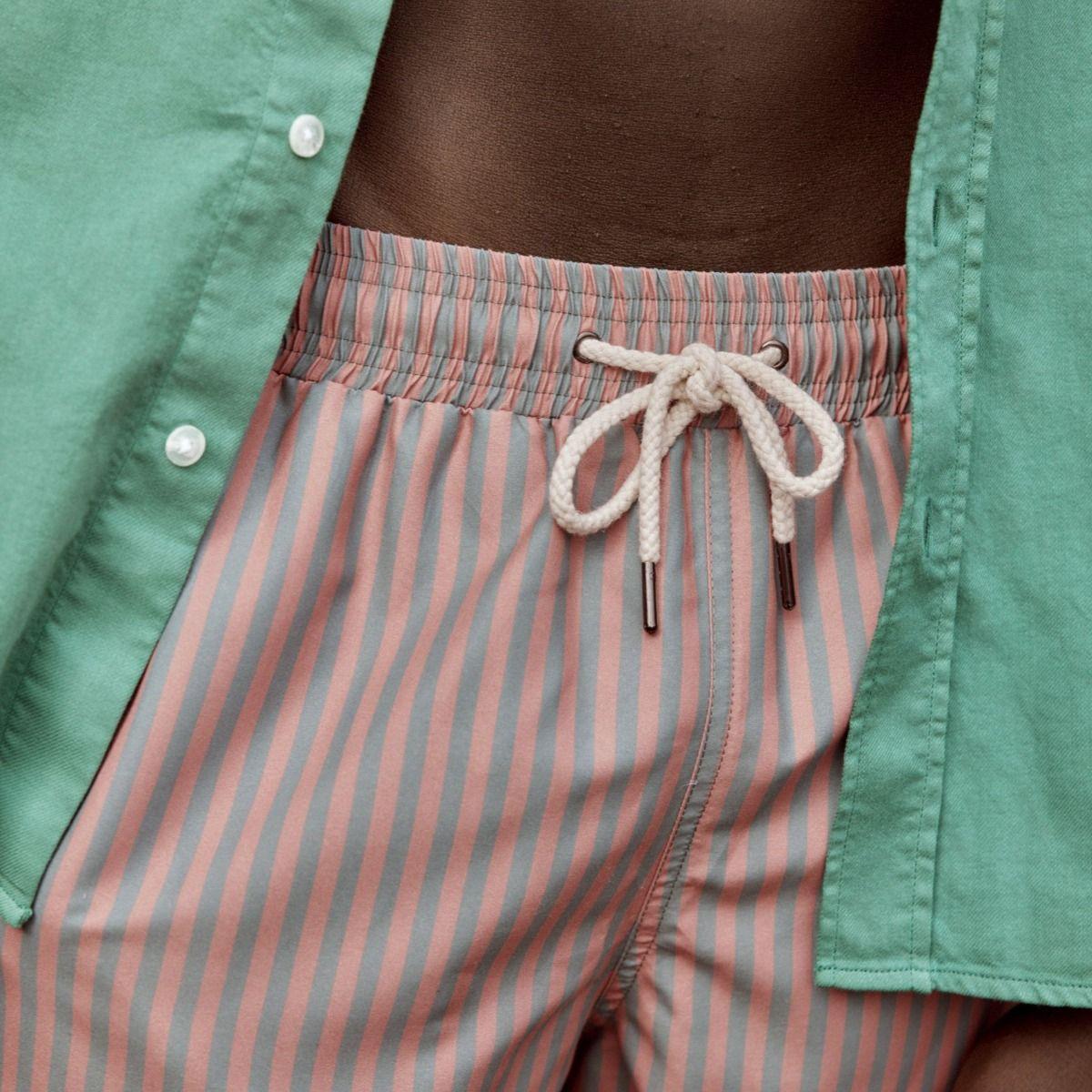 Faguo Mimizan Woven Short de Bain Rayé  