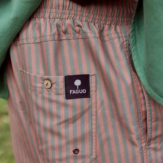 Faguo Mimizan Woven Short de Bain Rayé  