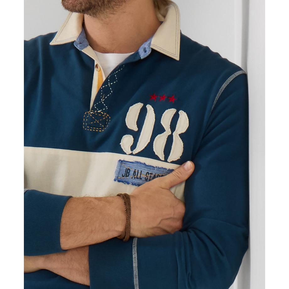 Joe Browns Maillot de Rugby Col Rond Imprimé Placé  