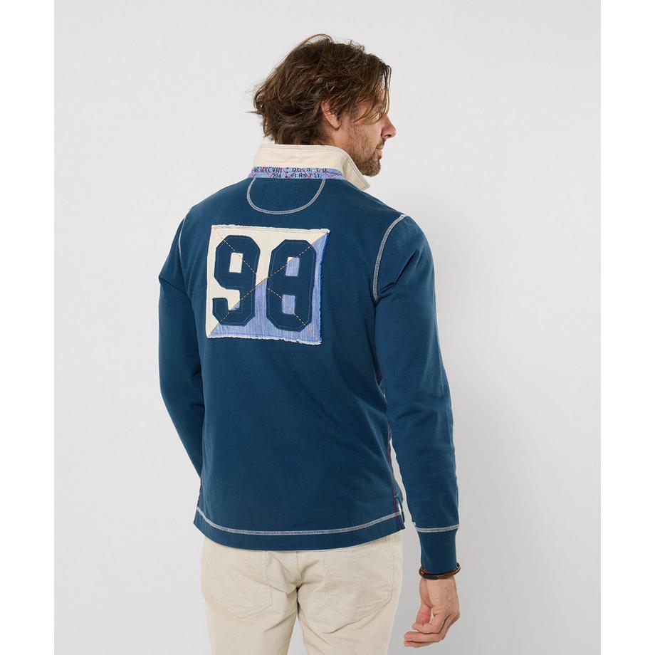 Joe Browns Maillot de Rugby Col Rond Imprimé Placé  