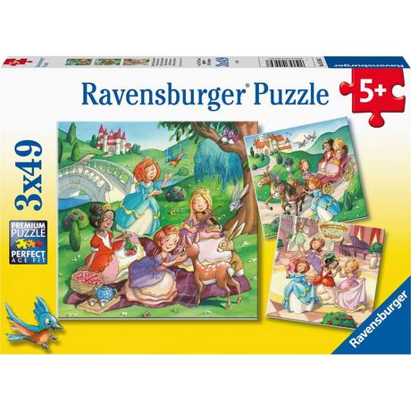 Ravensburger  Puzzle Kleine Prinzessinnen (3x49) 