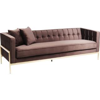 KARE Design Sofa Loft Braun 3-Sitzer  