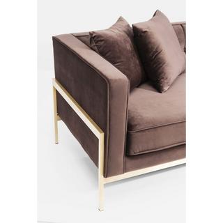 KARE Design Sofa Loft Braun 3-Sitzer  