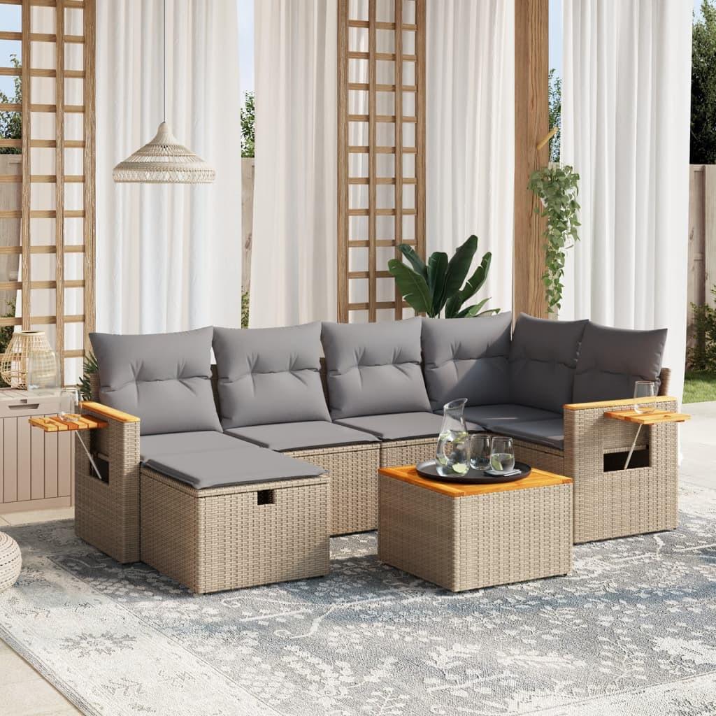 VidaXL Garten sofagarnitur poly-rattan  