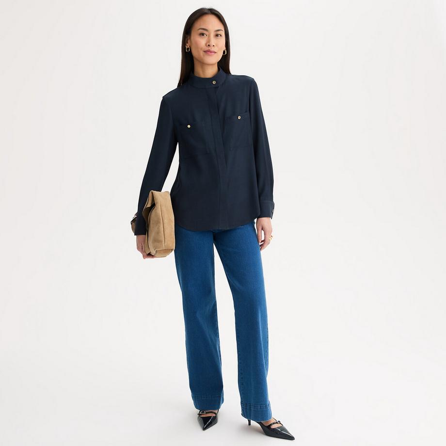 La Redoute Collections Camicia Collo Mao Maniche Lunghe  