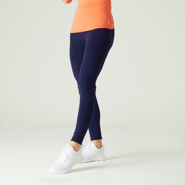 Legging fitness long coton extensible bas resserable femme - Fit+