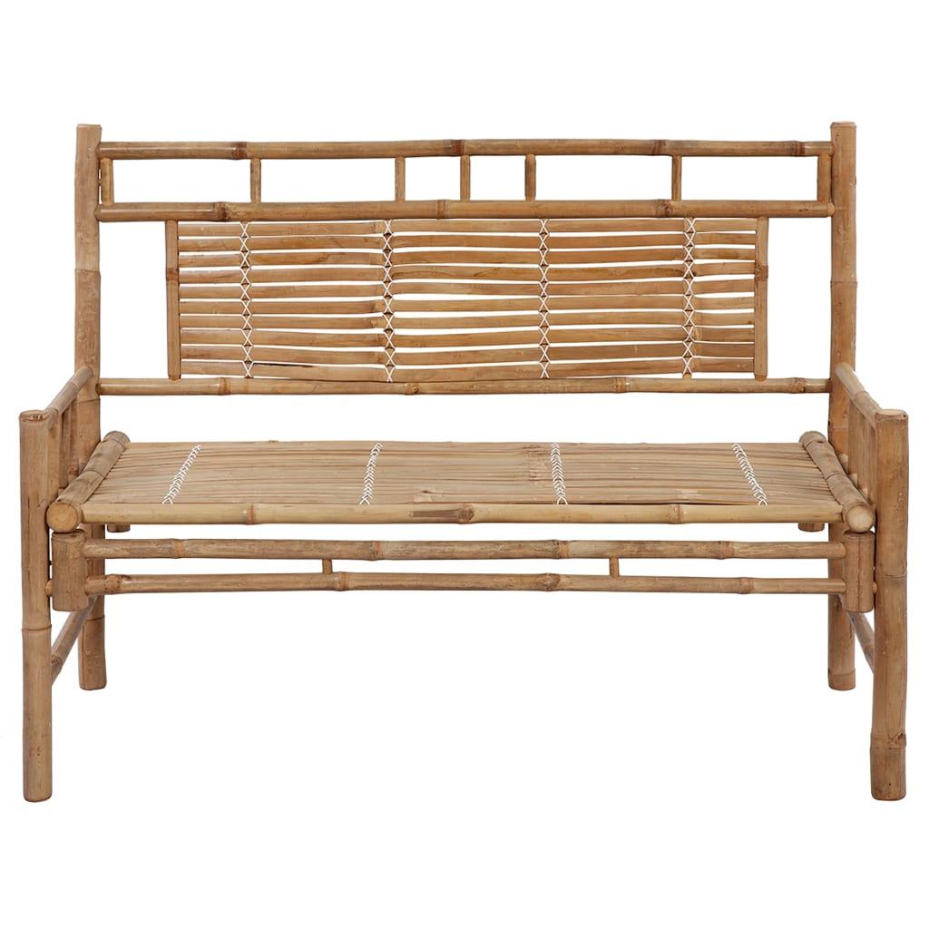 VidaXL Banc de jardin bambou  