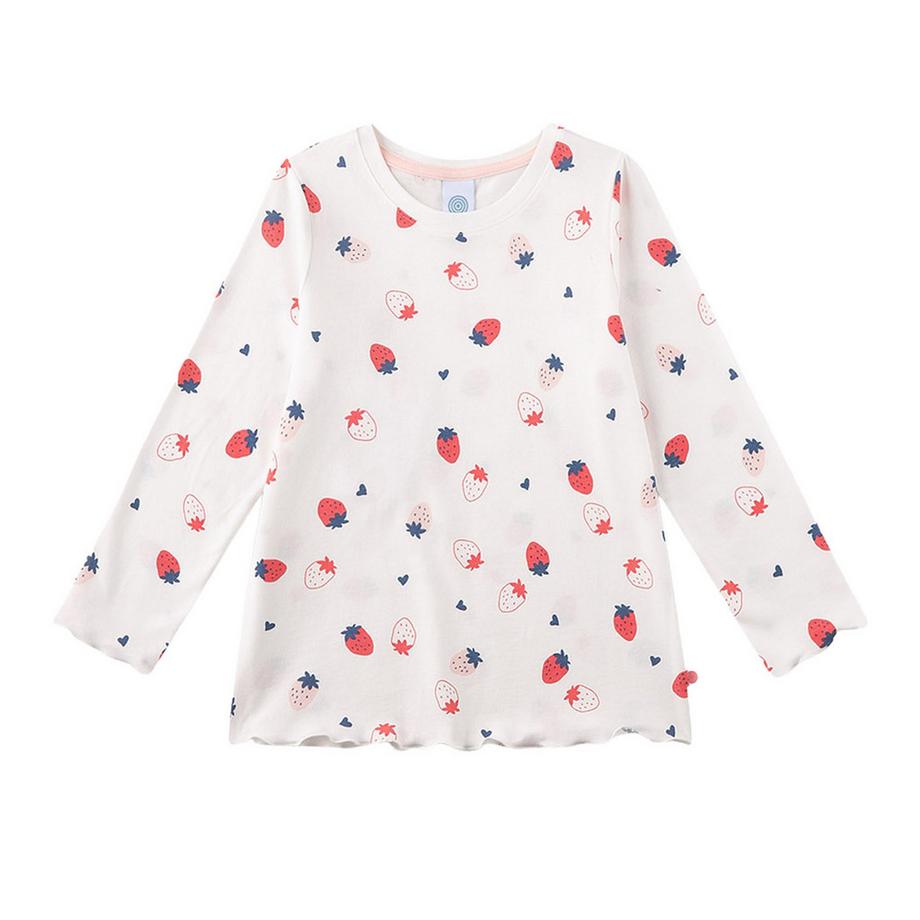 Sanetta  Pyjama  Confortable à porter-Schlafanzug Erdbeeren Pyjama  lang 