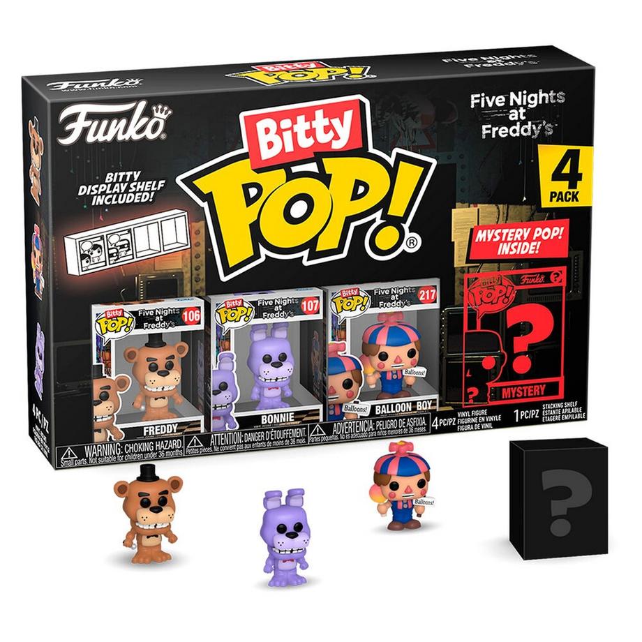 Funko  Blister 4 Figuren Bitty POP Five Nights at Freddys Freddy 