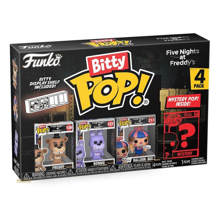 Funko  Blister 4 figurines Bitty POP Five Nights at Freddys Freddy 