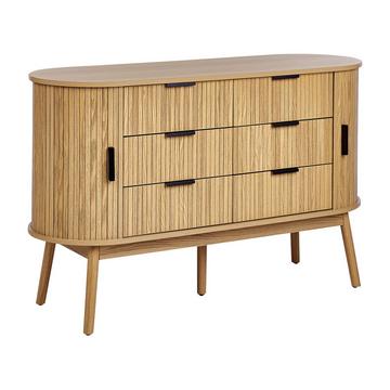 Commode à 6 tiroirs en MDF Moderne SELAH