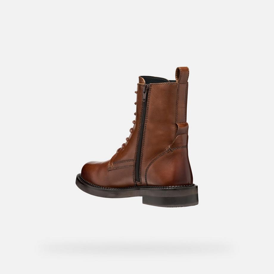 GEOX Stivaletti Serilda con lacci  