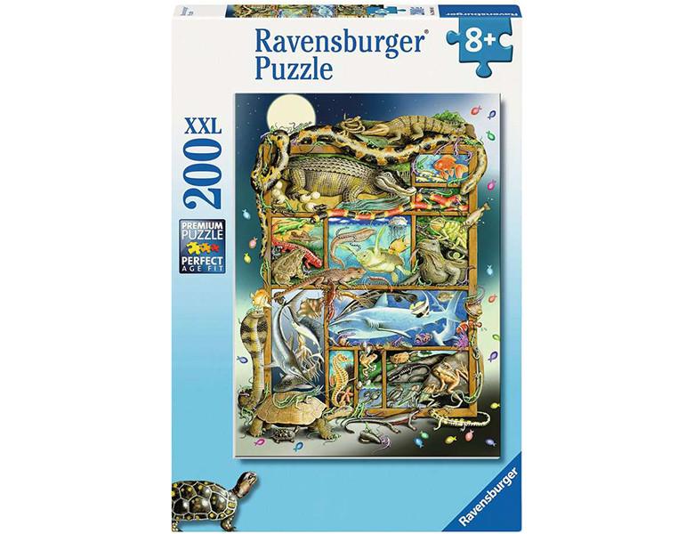 Ravensburger  Puzzle Reptilien im Regal (200XXL) 