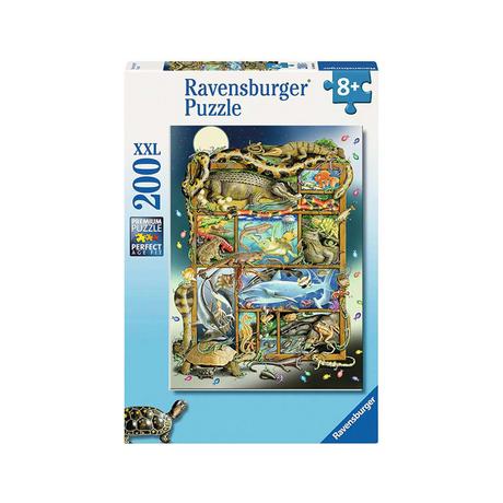 Ravensburger  Puzzle Reptilien im Regal (200XXL) 