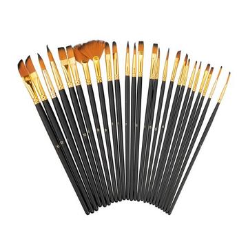 25-teiliges Pinselset
