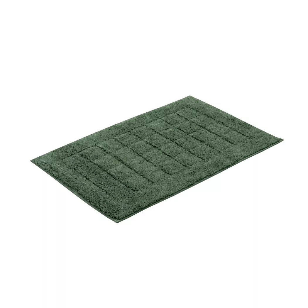 VOSSEN - Exclusive Badematte, 60x100cm, Verde Militare
