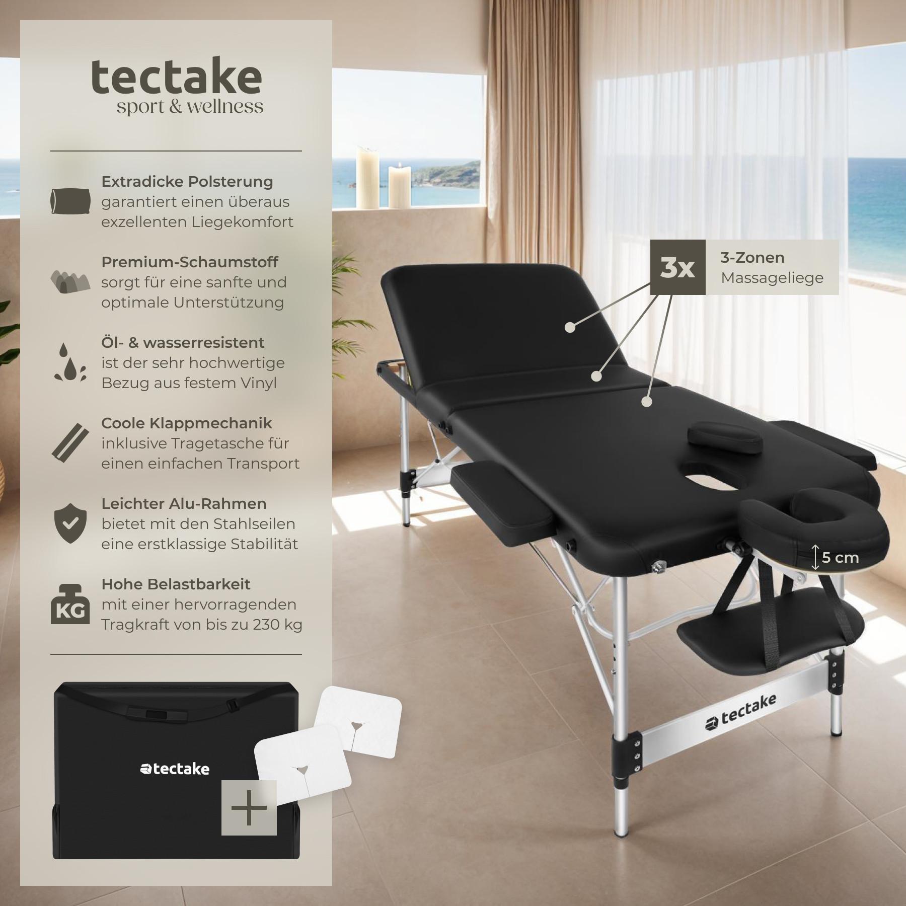 Tectake Table de massage pliable KO TAO  