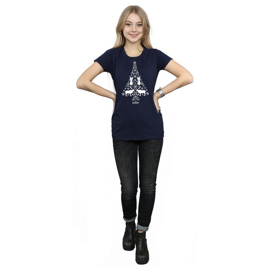 Disney Frozen T-shirt Albero di Natale  