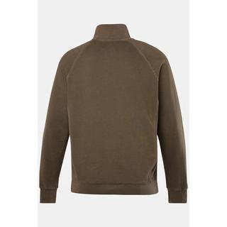 JP1880  Sweat camionneur à col montant zippé, jusqu'au 8 XL 