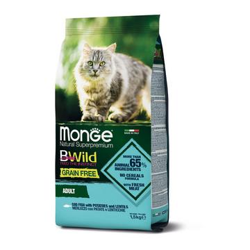 Chat Bwild GF adulte Cabillaud 1,5kg