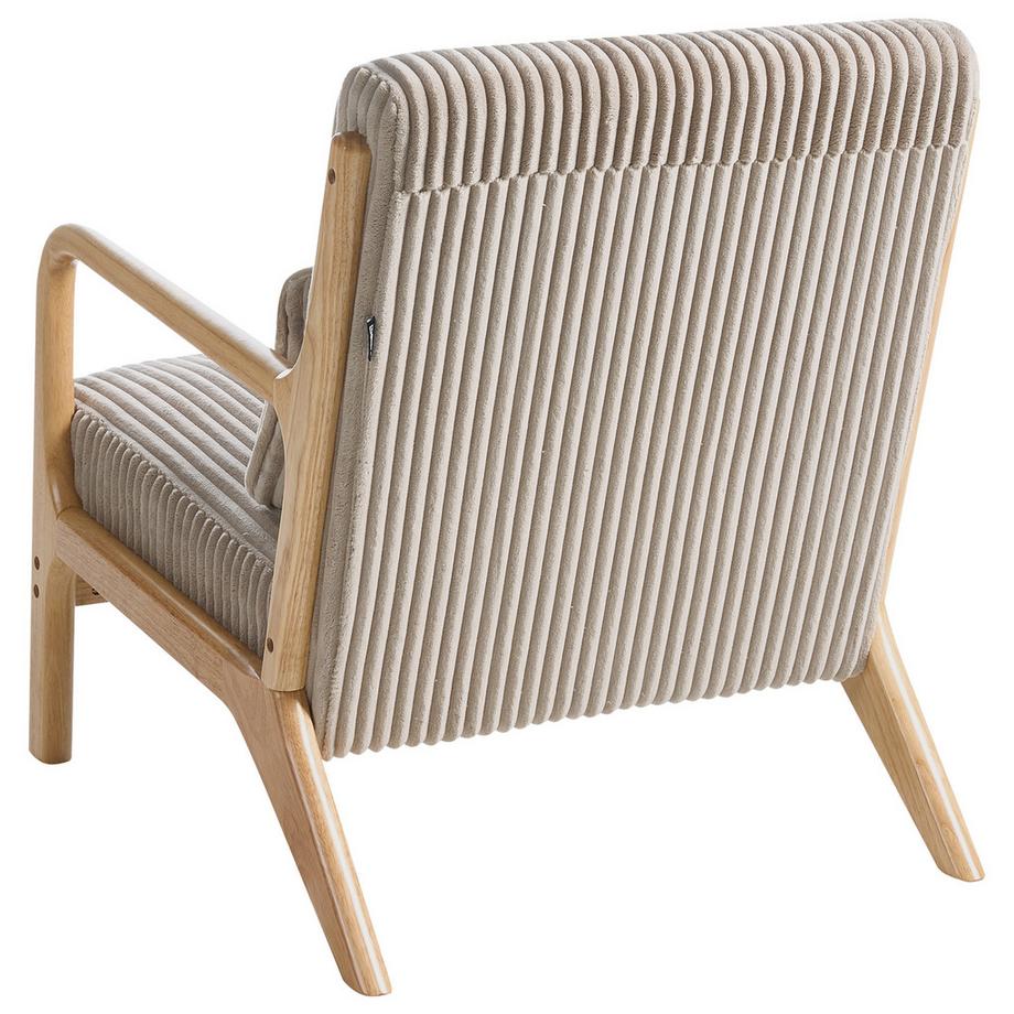 Beliani Sessel aus Cord Minimalistisch SORSELE  