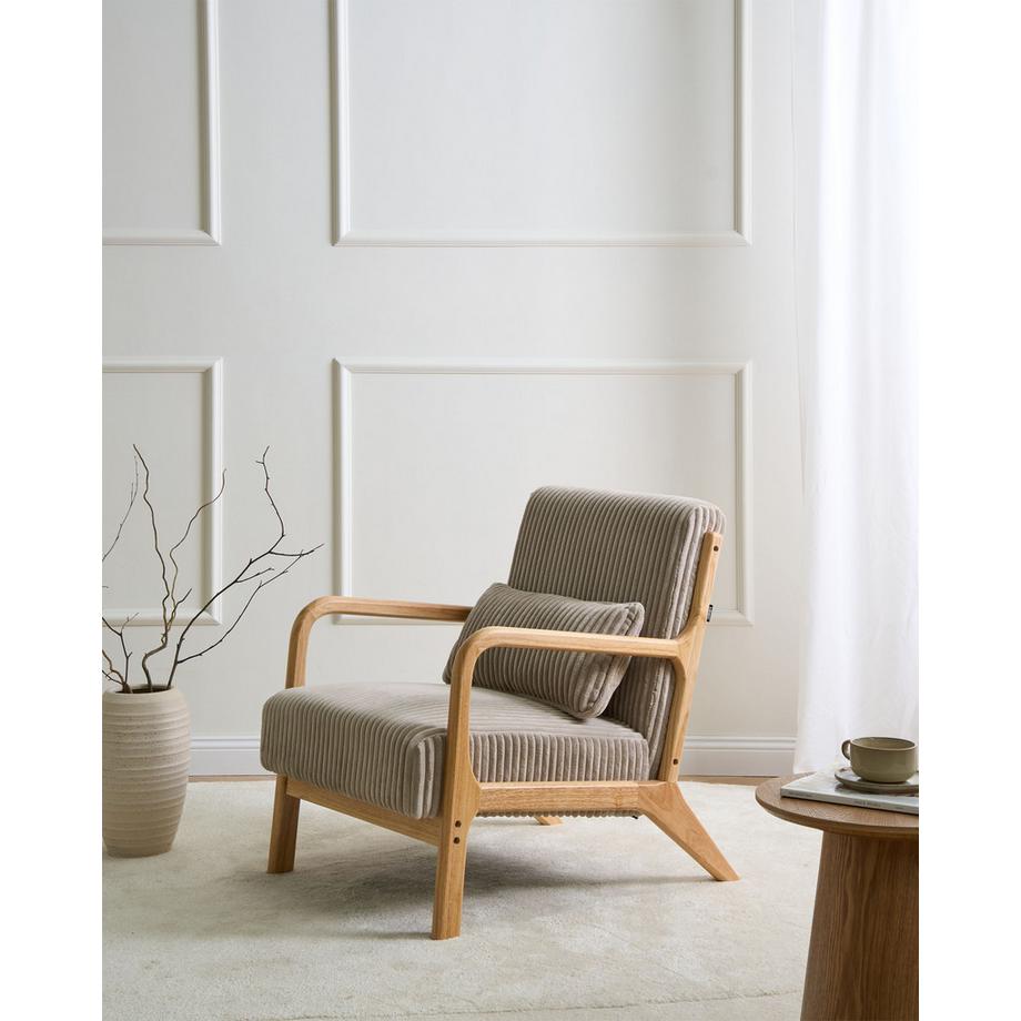 Beliani Sessel aus Cord Minimalistisch SORSELE  
