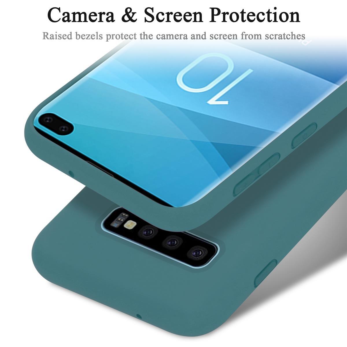 Cadorabo  Housse compatible avec Samsung Galaxy S10 PLUS - Coque de protection en silicone TPU flexible 