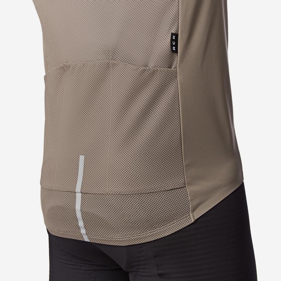 VAN RYSEL  Giacca antivento uomo ciclismo smanicata poliestere 