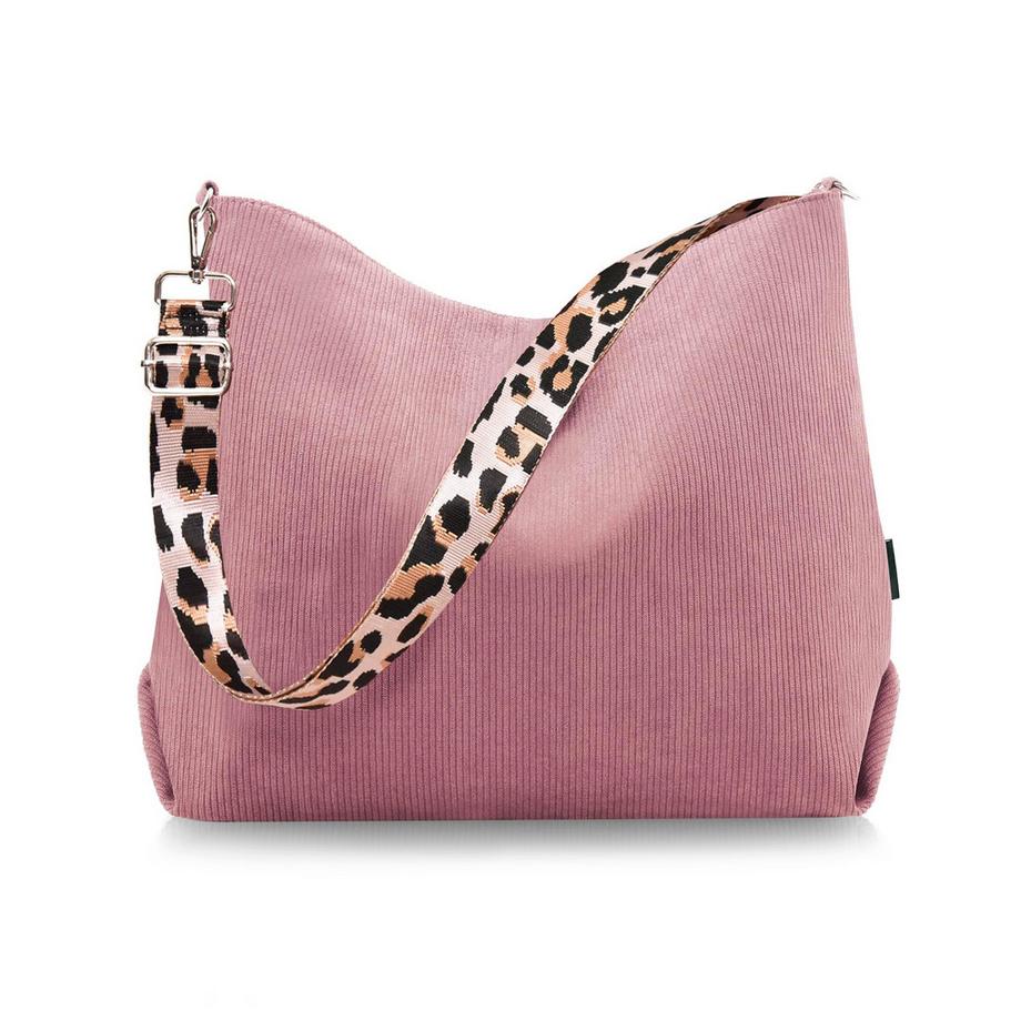 Sac Cabas, Grand Sac à Cordon, Sac Fourre-Tout avec Bandoulière Réglable