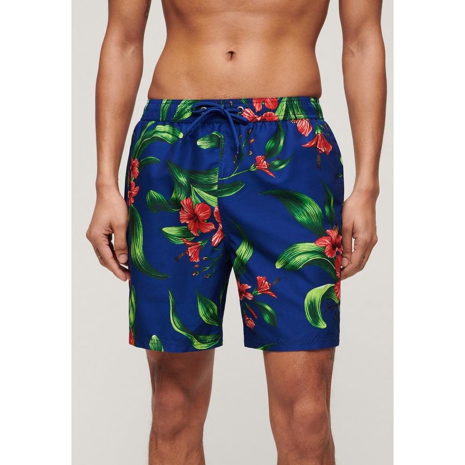 Superdry Pantaloncini da bagno stampa hawaiana  