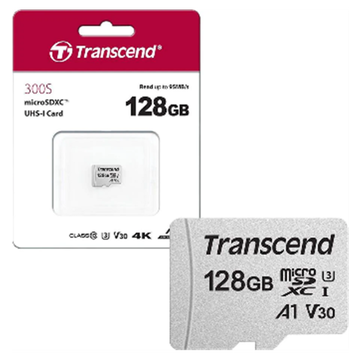 TS128GUSD300S (microSD, 128GB, U3, UHS-I)