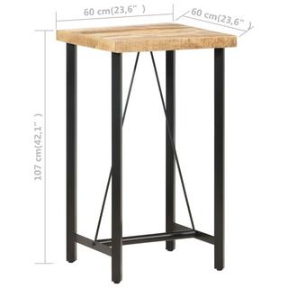 VidaXL Table de bar bois  