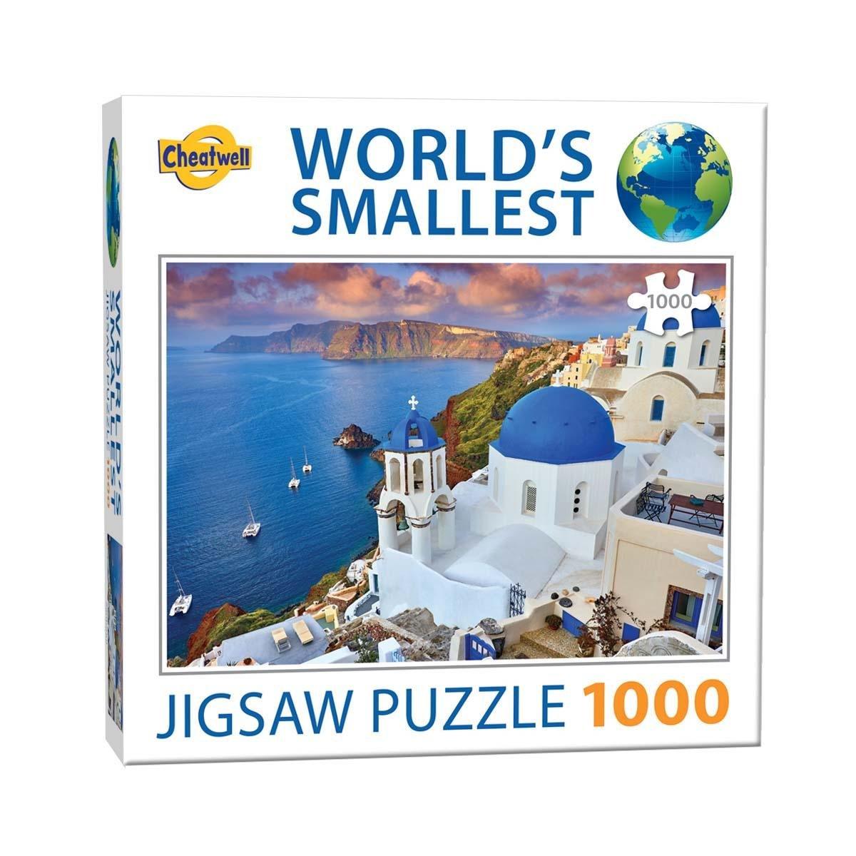 CHEATWELL GAMES  Santorini - Das kleinste 1000-Teile-Puzzle 