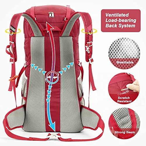 Only-bags.store  Wanderrucksack 50L, wasserdichter Trekkingrucksack Reiserucksack Outdoor-Wanderrucksack mit 