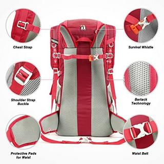 Only-bags.store  Wanderrucksack 50L, wasserdichter Trekkingrucksack Reiserucksack Outdoor-Wanderrucksack mit 