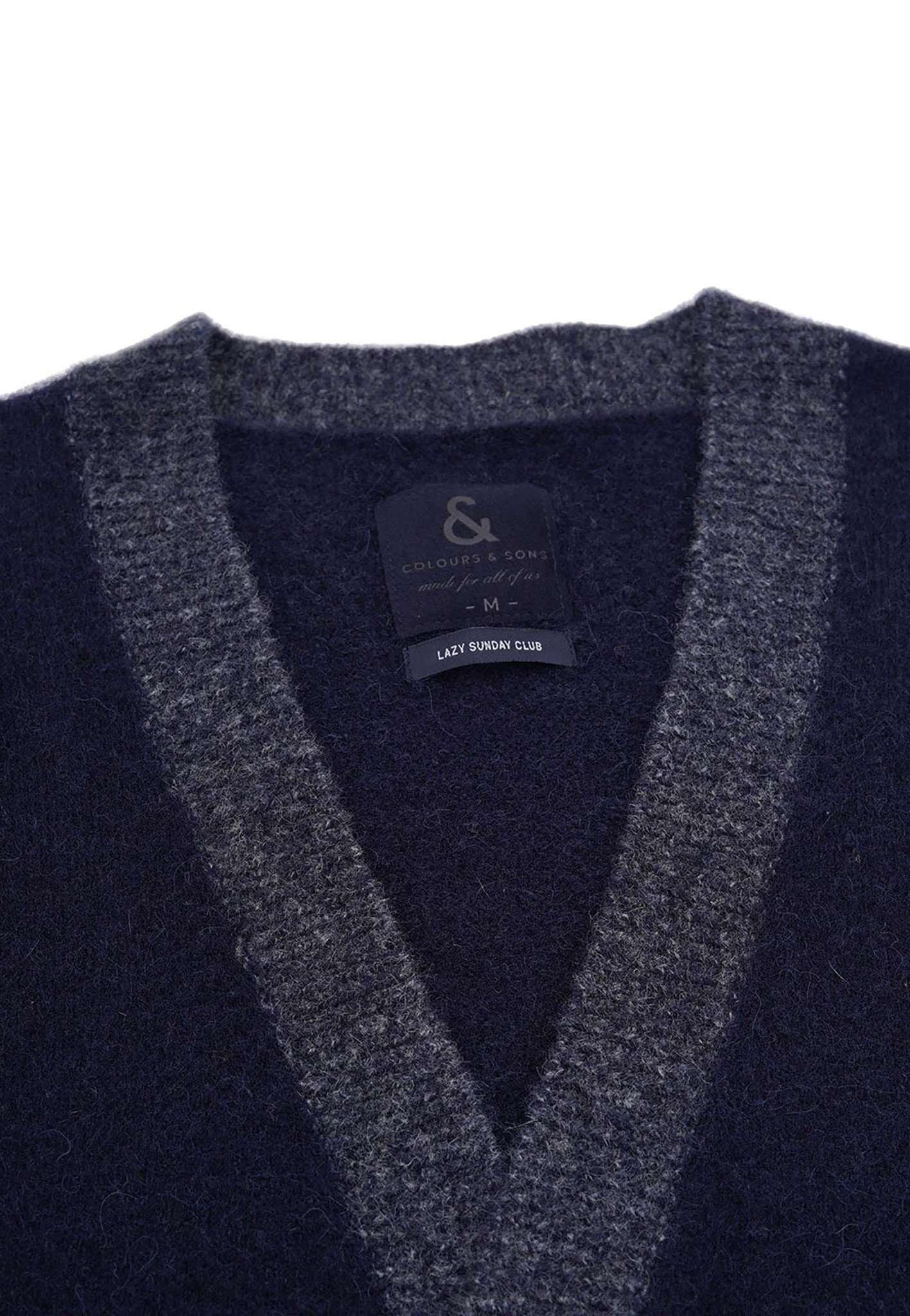 Colours & Sons  Gilet Cardigan-Button-Hairy 