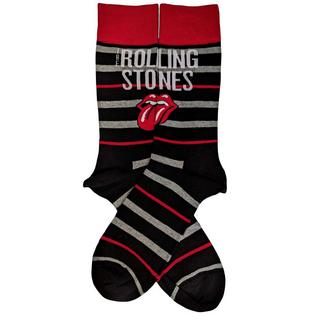 The Rolling Stones Logo Gestreifte Socken  
