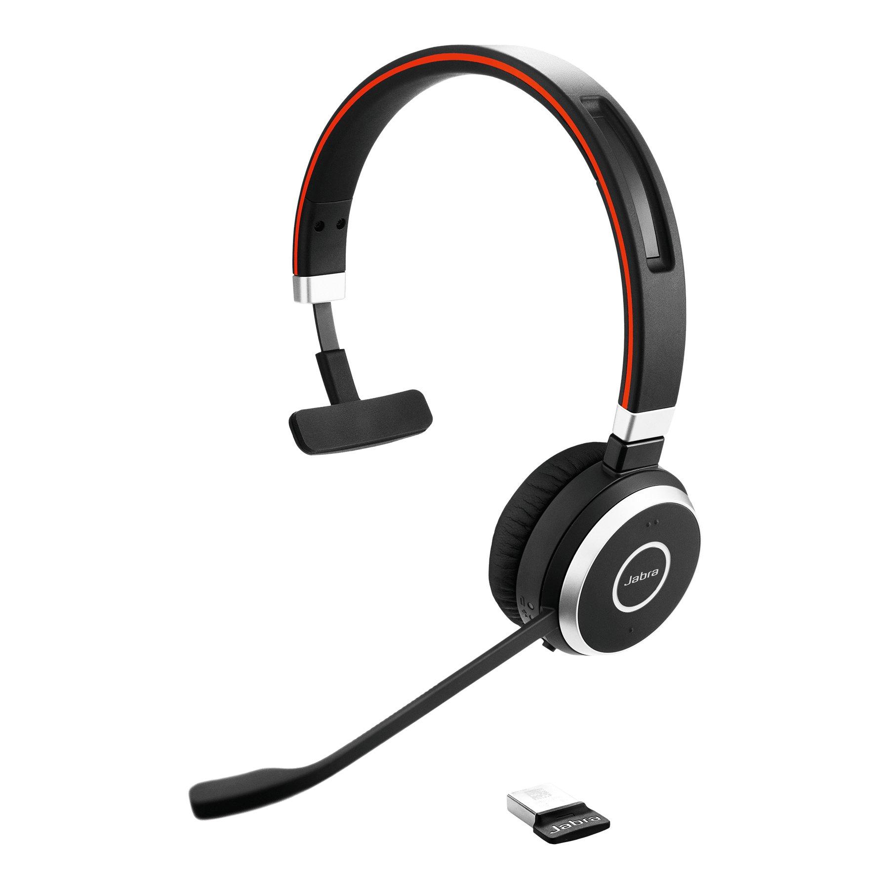 Jabra  Jabra Evolve 65 Auricolare Con cavo e senza cavo A Padiglione Musica e Chiamate Micro-USB Bluetooth Base di ricarica Nero 