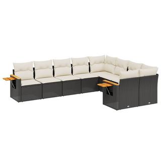 VidaXL set divano da giardino Polirattan  