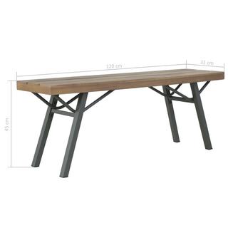 VidaXL Banc de jardin bois  