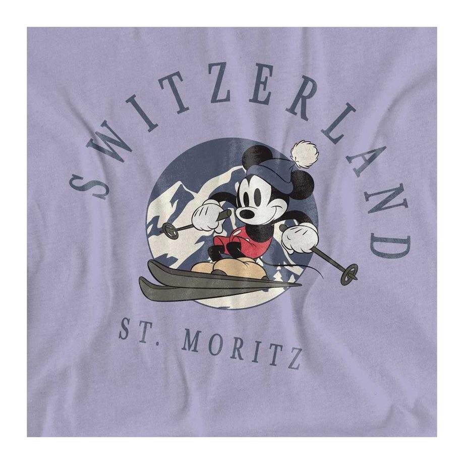 Disney Mickey Mouse Svizzera St Moritz T-Shirt  